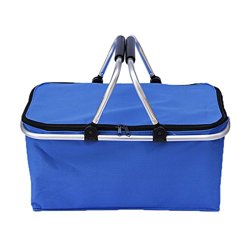 Zreal Plegable Picnic Camping Cesta de la Compra Aislados Enfriador Cool Hamper Zip Bolsas de Mano Bolsas a Prueba de Agua características