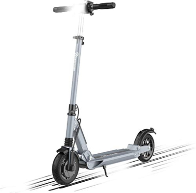 HITWAY Scooter eléctrico para Adultos, Motor eléctrico Plegable de 350 W, batería de 7,5 Ah y neumático Trasero sólido de 8 Pulgadas, 3 Modos de Veloc