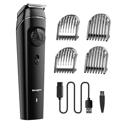 Tomight Cortapelos Hombre Profesional, Máquina Cortar Pelo 6 en 1, Electrónico Recortadora de Barba Hombre, Recargable Recortador Pelo Barba Kit Famil