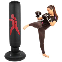 Columna de Boxeo de 155cm para Adultos, Columna de Alivio del estrés Bolsa de Arena para Entrenamiento Pesado Bolsa de Arena para Adolescentes y Adult características