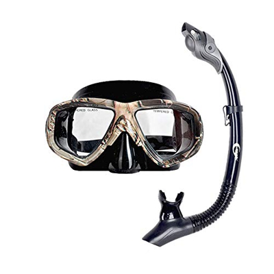 XWWS Máscara De Buceo Anti-Niebla Salto De La Máscara De Natación Submarina De Silicona + Máscara De Respiración De Conjunto De Tubo De Snorkel Equipo