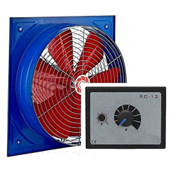 300mm Ventilador industrial con 500W Regulador de Velocidad Ventilación Extractor Helicoidal Helicoidales Ventiladores ventiladore industriales Axial  en oferta