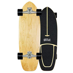 WRISCG Surfskate Carving Skateboard Completo Arce Tablero 78×24cm, Rodamientos Bolas ABEC-11 Alta velicidad, Tablero Arce 7 Capas, Superficie Antidesl características