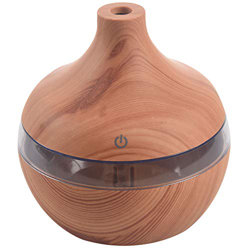 Liseng Humidificador USB de grano de madera de aromaterapia de agua de gotas de agua purificación de aire difusor de aroma de aceite esencial de grano características