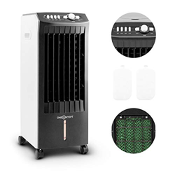 oneConcept MCH-1 V2 - Enfriador de aire 3 en 1, Ventilador y humidificador, Tanque de 7 litros extraíble, Flujo de 360 m³/h, 3 modos de viento, Oscila precio