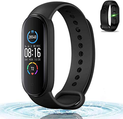 Pulsera de Actividad física M5,Reloj Inteligente con Oxígeno Sanguíneo Presión Arterial Frecuencia Cardíaca,podómetro,Calorías,Pulsera Deportiva, Moni en oferta