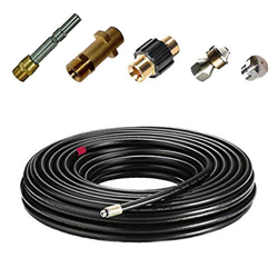 Manguera de limpieza de tuberías PROFESIONAL (6 piezas) para Kärcher Kränzle NILFISK ALTO Conexión HD profesional 1/8" AG M22 x 1,5 IG & adaptador de  precio