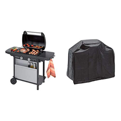 Campingaz 2 Series Classic LX Vario Barbacoa a Gas, BBQ con 2 Quemadores, 7.5 KW, Plancha y Parrilla de Acero Estampado + Landmann 0276 Grill Chef Ser precio