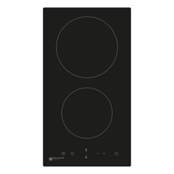 EAS Electric EMCH029-2F Placa Vitrocerámica 2 Zonas 30cm Cristal Negro en oferta