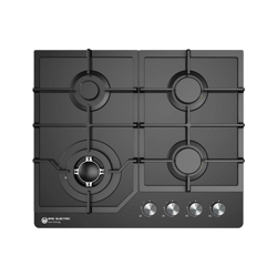 EAS Electric EMH463CGB Encimera de Gas 4 Zonas 60cm Cristal Negro en oferta