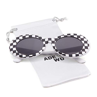 ADEWU Clout Goggles Oval Sunglasses