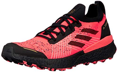 adidas Zapatilla Terrex Two Ultra Parley, Trail Running Hombre, Signal Pink/Core Black/Light F, 46 EU