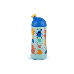 Suavinex - Botella Infantil BOOO Sport 360ml +18 Meses. Boquilla Blandita. Color Azul características