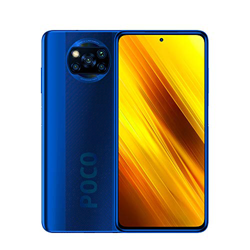 Xiaomi Poco X3 6GB RAM 128GB ROM Smartphone Qualcomm Snapdragon 732G 64MP Cámara Trasera Cuádruple Autofoto Cámara 20MP AI NFC Teléfono Móvil (Blue) en oferta