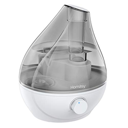 Homasy HM610A Niebla Fría, Gris, 1,6L Humidificador sin BPA para Dormitorio, 22dB Silencioso, Humidificador para Guardería, Apagado Automático, 8-24Ho características