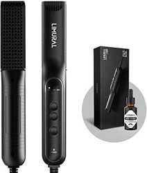 LiMURAL Beard Straightener Comb for Men, Multifuncional Hair or Beard Styling Tool with Upgraded Strong Grip Comb Teeth, Portable Heated Hair Straight características