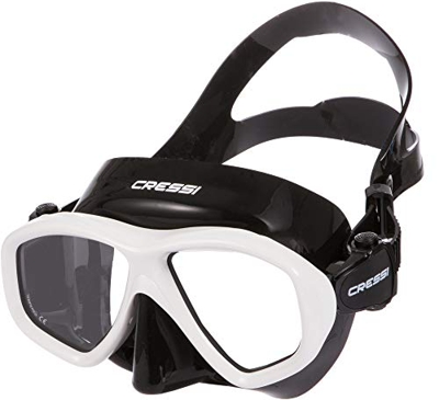 Cressi Icon Mask Máscara de Snorkel y Buceo, Unisex, Negro/Blanco, Talla única