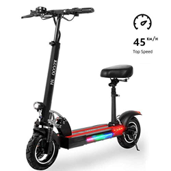 Kugoo Kirin M4 Scooter eléctrico Todoterreno Plegable Neumático de Neumático sin escobillas 500W Motor de 3 velocidades Freno de Disco Doble Velocidad características