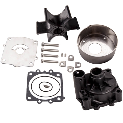 Kit de impulsor de bomba de agua para fueraborda Yamaha V6 61A-W0078-A2 y A3 con carcasa