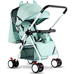 TSSM Ligero Cochecito De Bebé, Plegable del Bebé Cochecito para Niños, con Buggy Reversible Y Asa De Empuje Ajustable, Reclinable del Asiento Trasero  características