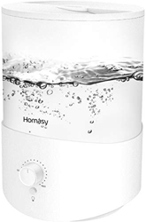 Homasy 2.5L Humidificador Aceites Esenciales, Humidificador Bebés de Llenado Superior con Perilla Precisa, Silencioso de 28dB con Luz Nocturna Cálida, precio