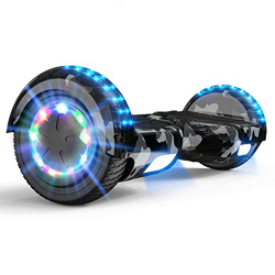 MARKBOARD Patinete Eléctrico Hoverboard, Hover 6.5 Pulgadas Board Leds, Potente batería de Litio, Bluetooth, Self Balancing, monopatín eléctrico Auto- características