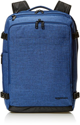 Amazon Basics - Mochila compacta de viaje, Azul, para viajes de fin de semana características