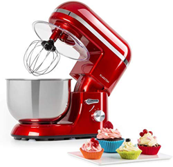 Klarstein Bella Elegance - Robot de cocina, Potencia 1300W/1,7PS, 6 niveles, Función pulso, Sistema de amasado planetario, 5 L, Cuenco acero inoxidabl en oferta