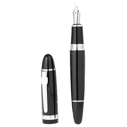 Gazechimp Oficina y Papelería Plumas Estilográficas Medio Plumín Pluma Jinhao 159 Negro en oferta