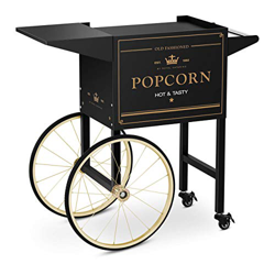 Royal Catering Carrito Para Palomiteras Carro Para Máquina De Palomitas RCPT-BGWG-1 (Con 4 ruedas y 2 frenos, Chapa de acero lacada, Negro y dorado) características