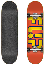 Team Outlined Orange 8.0"x31.85" Flip Complete Skateboard en oferta