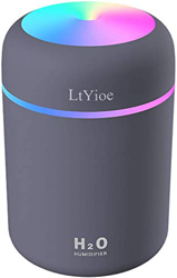 LtYioe Humidificador, Mini Humidificador con Alimentación USB, Función de luz Nocturna y apagado automático, 2 modos de niebla y ultrasónico silencios en oferta