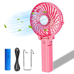 COOLEAD Plegable Mini Ventilador USB Silencioso Portátil Ventilador de Mano Pequeño Personal Hand Fan Batería Recargable Ventilador para Mesa Escritor en oferta