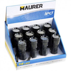 Linterna Maurer Led 14 3AAA (Expositor 12 piezas) en oferta