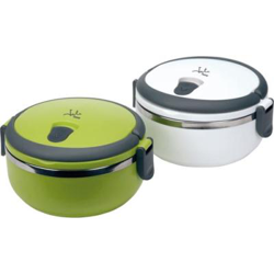 Porta Alimentos Fiambrera Inox Verde Contenedor 0.7 Litros precio