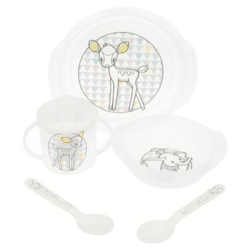 Set de menaje de plástico Disney Baby Bambi Blanco precio