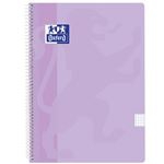 Cuaderno Oxford classic cuadrícula lavanda pastel