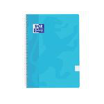 Cuaderno Oxford classic cuadrícula azul pastel características