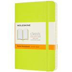 Cuaderno Moleskine Classic large rayas tapa blanda verde limón precio