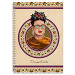 Cuaderno Erik tapa forrada A4 Pautado Frida Kahlo precio