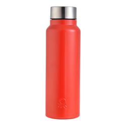 Botella de agua Benetton Acero Inoxidable 750ml Rojo en oferta