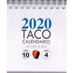 Calendario de mesa 2020 Taco del Corazón de Jesús con peana y anillas en oferta