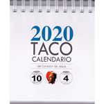 Calendario de mesa 2020 Taco del Corazón de Jesús con peana y anillas