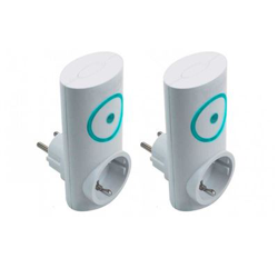 Pack 2 Enchufes Inteligentes WiFi Controladores de Aire Acondicionado vía Smartphone/APP 7hSevenOn Home en oferta