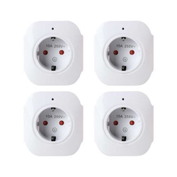 Pack 4 Enchufes Inteligentes WiFi con USB control vía Smartphone/APP 7hSevenOn Home características