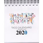 Calendario de mesa 2020 Taco del Corazón de Jesús Números con peana y anillas precio