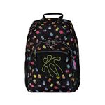 Totto mochila Acuareles negro