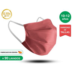 Mascarilla reutilizable 10-12 años ROSA características