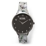 Reloj de pulsera Busquets Becool Roses analógico gris precio