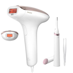 Depiladora de luz pulsada Philips BRI927 / 99 IPL Lumea + recortadora de cuerpo y cara + pinzas en oferta